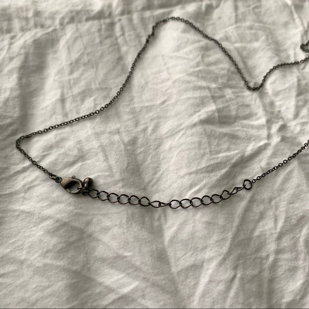 🔮 LOVEsick Long Purple Crystal Necklace 🔮 - Picture 3 of 3